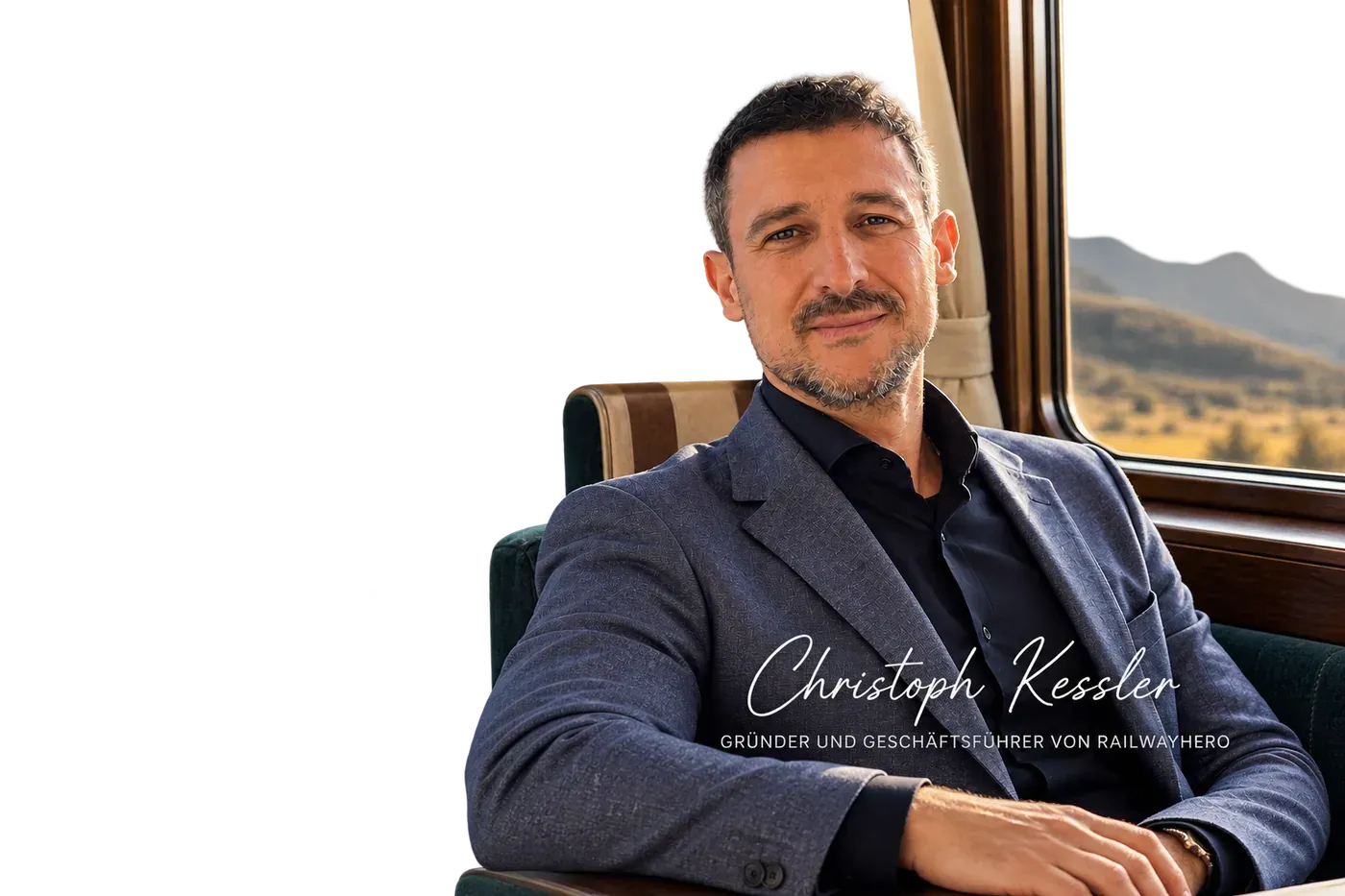 Christoph Kessler, Gründer und Geschäftsführer von Railwayhero